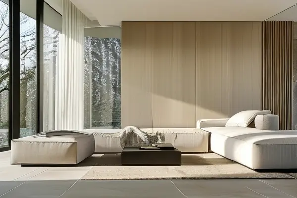 1樓裝修實景圖展示防潮與采光設計