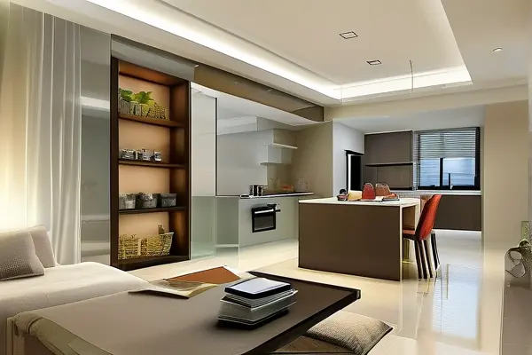 現代簡約風格三室裝修效果圖