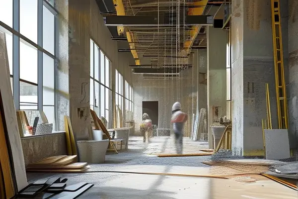 店鋪裝修施工現場