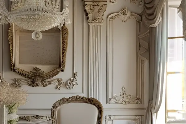 優雅法式風格客廳裝修效果圖