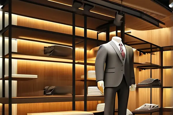 高端男裝店鋪裝修實(shí)景效果圖