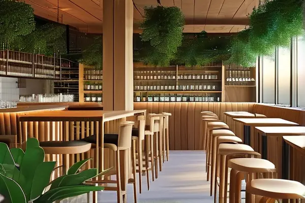 現代風格清吧內部裝修效果圖