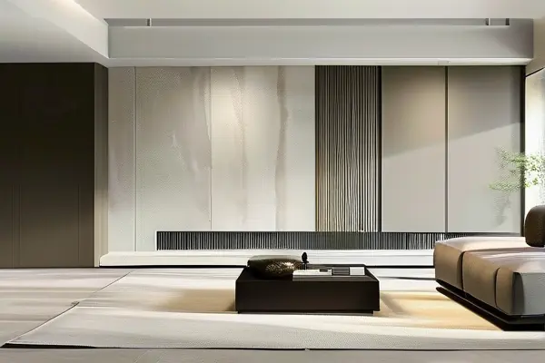 現代簡約風格客廳裝修實景效果展示