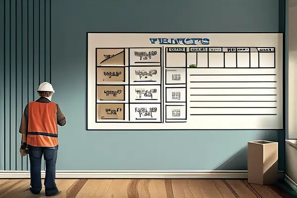 業主與裝修師傅討論預算