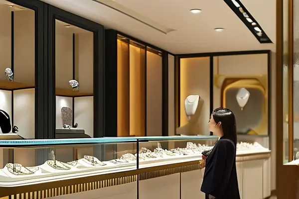 高端珠寶店內部裝修效果圖