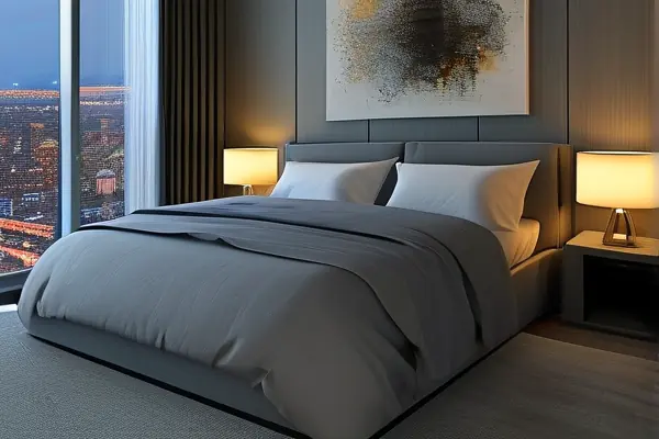 現代簡約風格主臥裝修效果圖展示