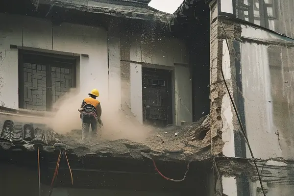 揚州家裝專業(yè)拆除團隊施工現(xiàn)場
